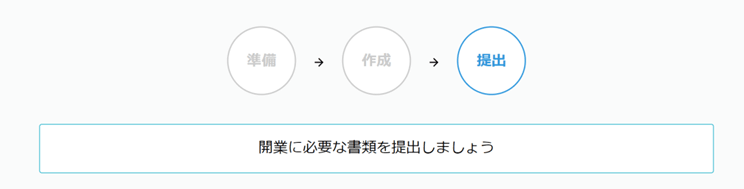 開業freee提出ページ